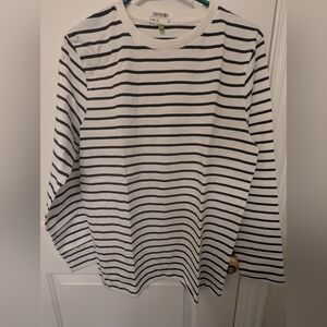 Rapanui Breton/Nautical Navy Stripe Long Sleeve Shirt (New, Men's Medium)
